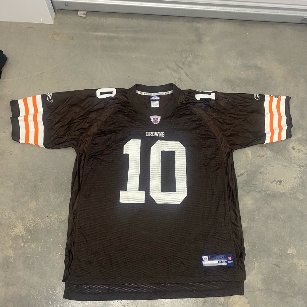 Brown Football Jersey with Number 10